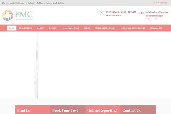 Site using TablePress plugin