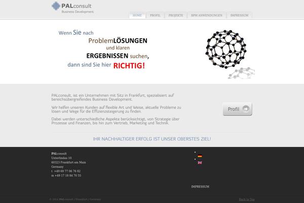 PureVISION theme site design template sample