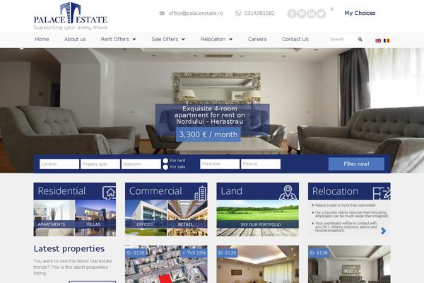 Realia theme site design template sample