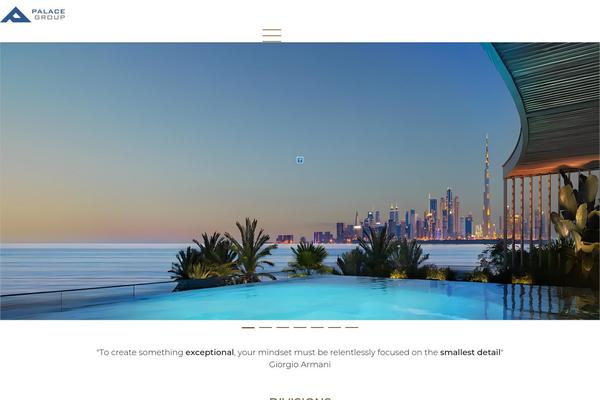 Bauhaus theme site design template sample
