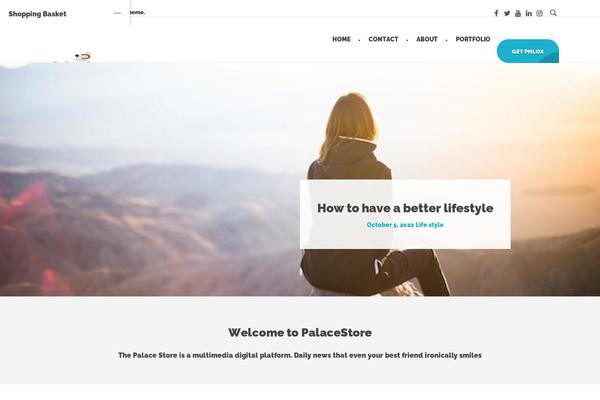 Phlox theme site design template sample