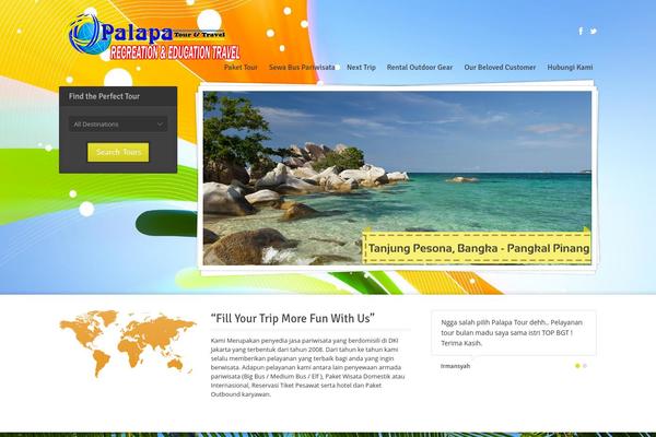 Midway theme site design template sample