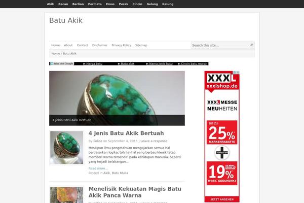 Genbu theme site design template sample