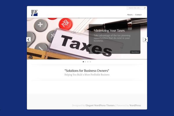 Chameleon theme site design template sample