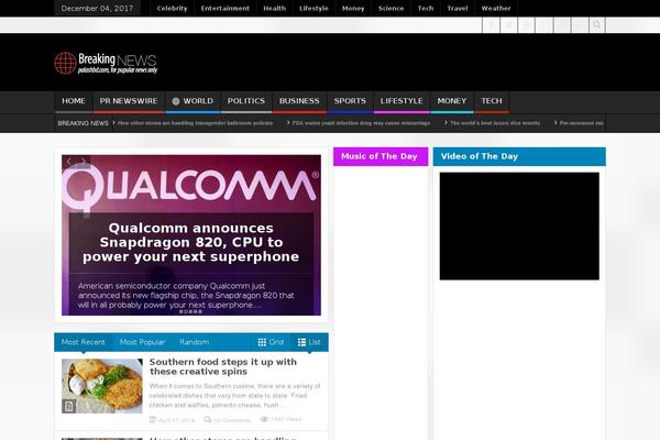 Multinews theme site design template sample