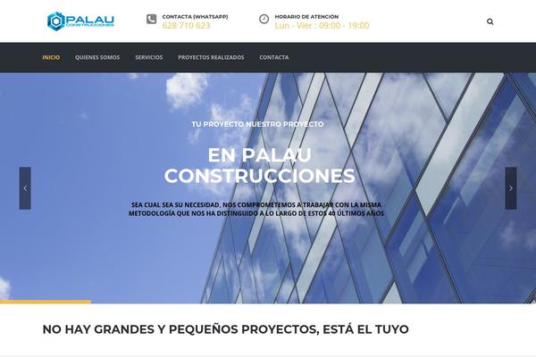 TheBuilt theme site design template sample