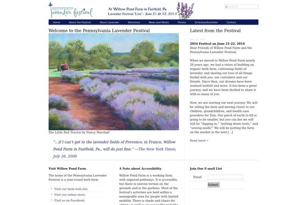 palavenderfestival.com site used Gridline_magazine