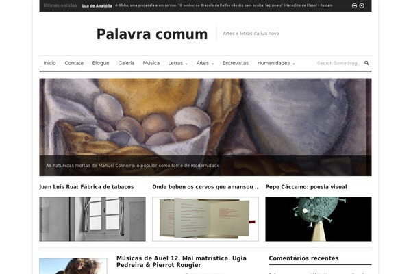 palavracomum.com site used Bulteno-theme