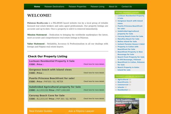 Site using Image slider with description plugin