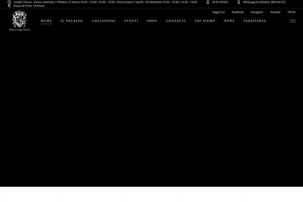 Musea theme site design template sample