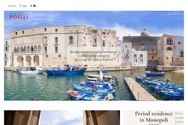 Alloggio theme site design template sample