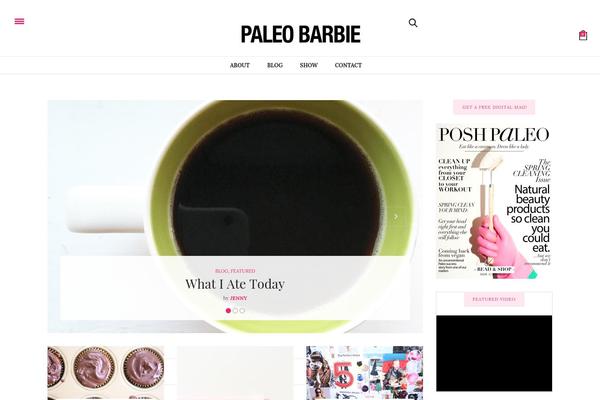 The Voux theme site design template sample