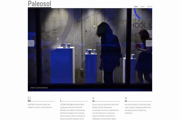 Albedo theme site design template sample