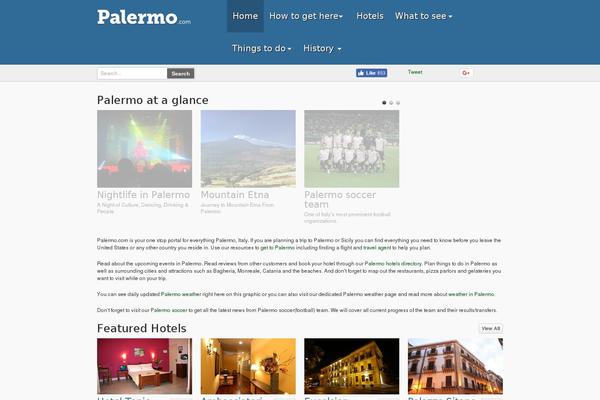 City theme site design template sample