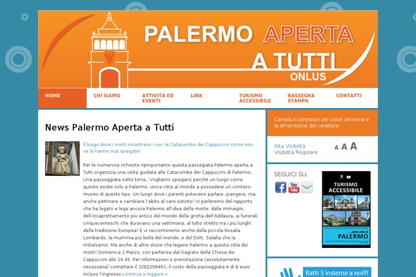 Site using font-resizer plugin