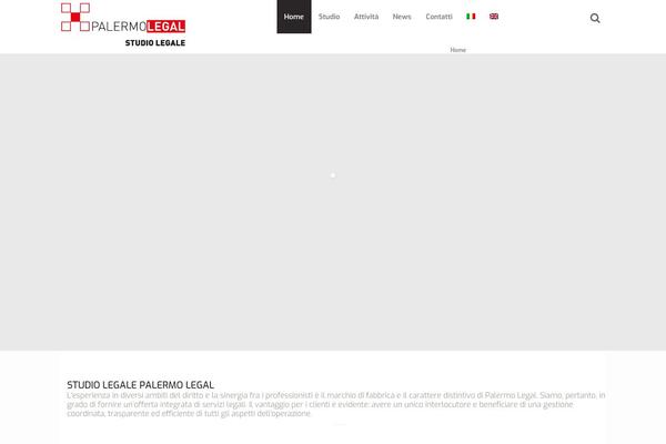 palermolegal.it site used Attorneytheme