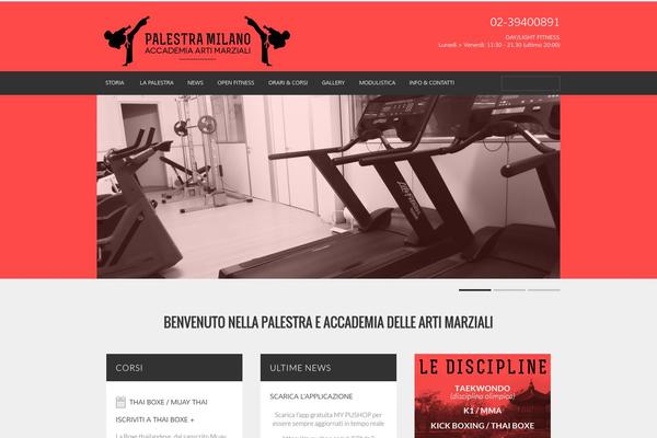 Fitness-wp theme site design template sample