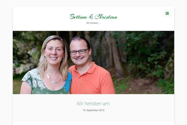 Wedding theme site design template sample