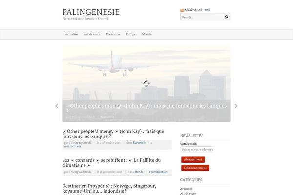 Currents theme site design template sample
