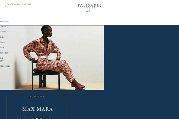 palisadesvillageca.com site used Caruso-retail