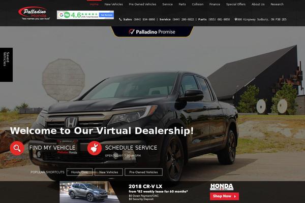 Dealer Inspire theme site design template sample