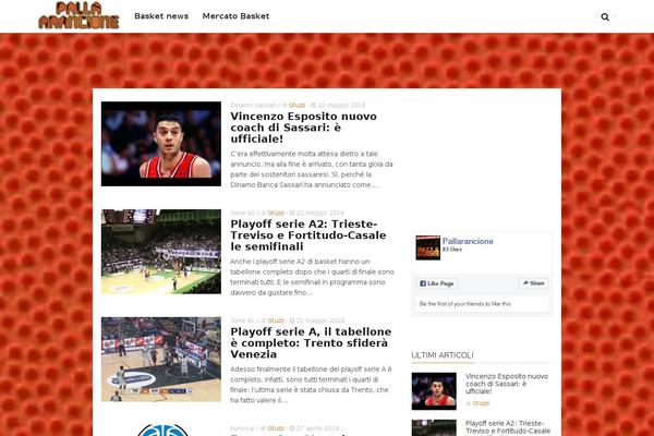 Admag theme site design template sample
