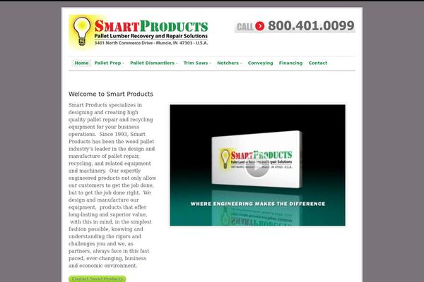 palletrecyclingequipment.com site used Canvas