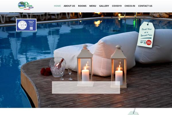 Site using Wp-hotel-booking plugin