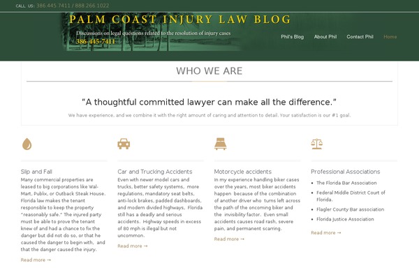 palmcoastinjurylaw.com site used Palmcoastlawyer