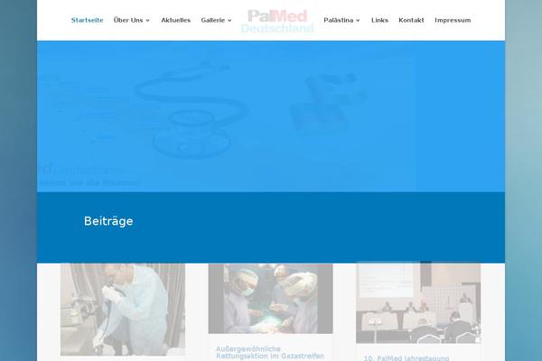 Site using Divi-article-cards plugin