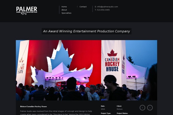 Label theme site design template sample