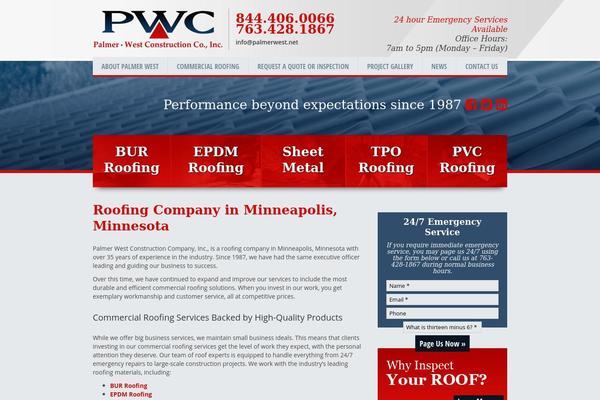 Pwc theme site design template sample