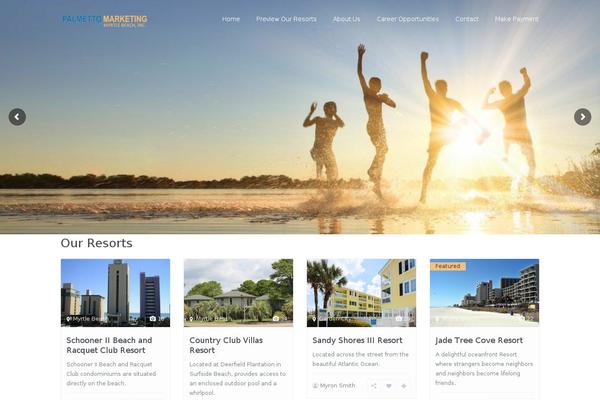 Residence Child theme site design template sample