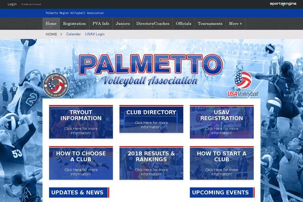 palmettoregionvb.org site used Engrave