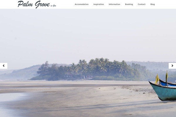 Immersion theme site design template sample