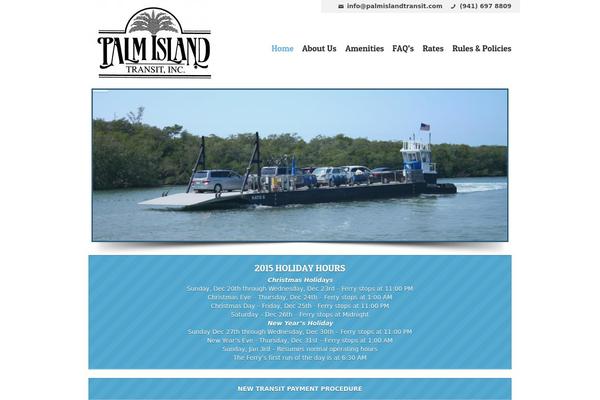 Transit theme site design template sample