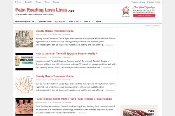 Daily theme site design template sample