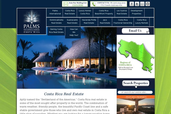 ElegantEstate theme site design template sample