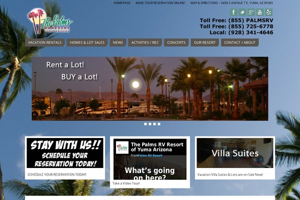 Parabola theme site design template sample