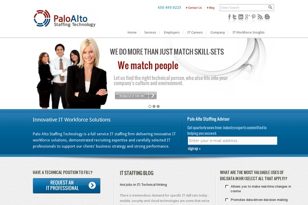 paloaltostaffingtech.com site used Paloalto