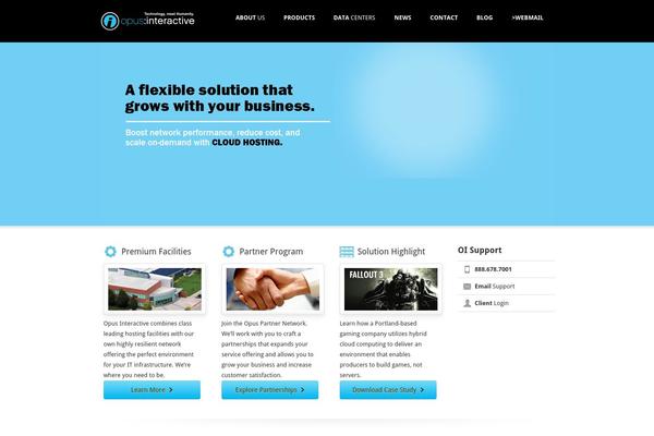 Rackhost theme site design template sample