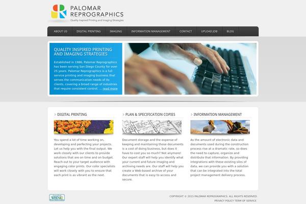 Enterprise theme site design template sample
