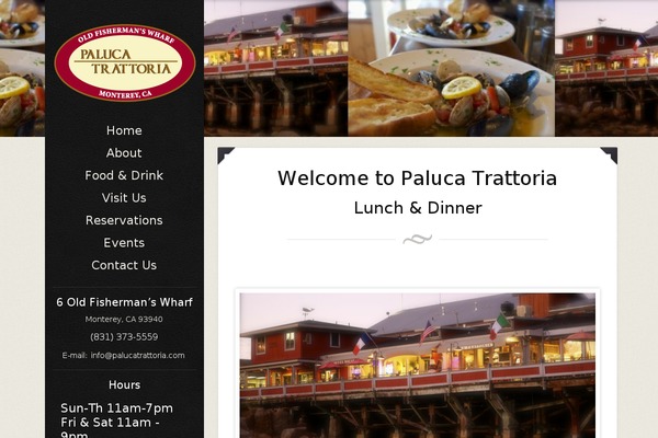Eatery theme site design template sample