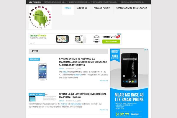 Site using Footable plugin