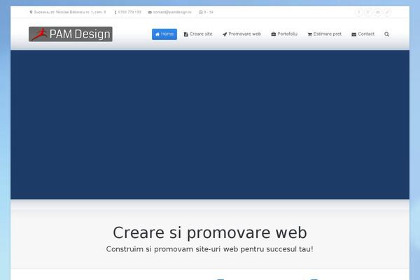 The7 theme site design template sample