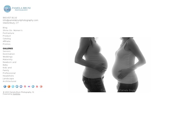 pamelabruniphotography.com site used Solofolio-master
