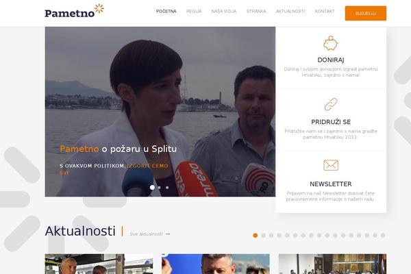 wp-candidate theme websites examples