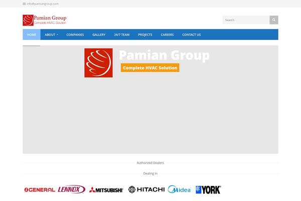 Site using CPO Widgets plugin