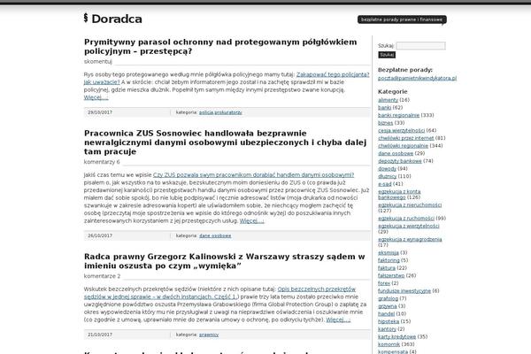 Journalist theme site design template sample