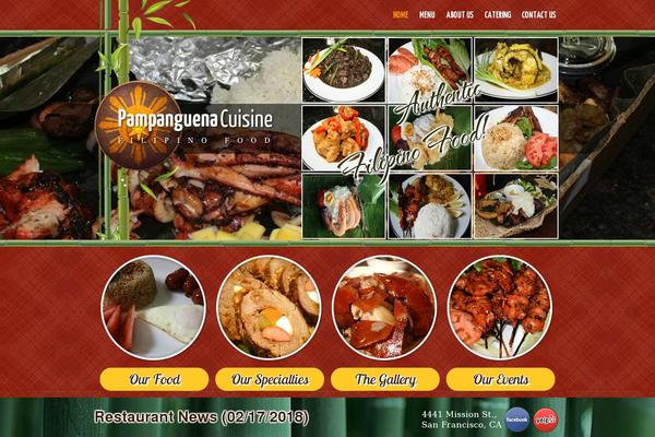 Pam theme site design template sample